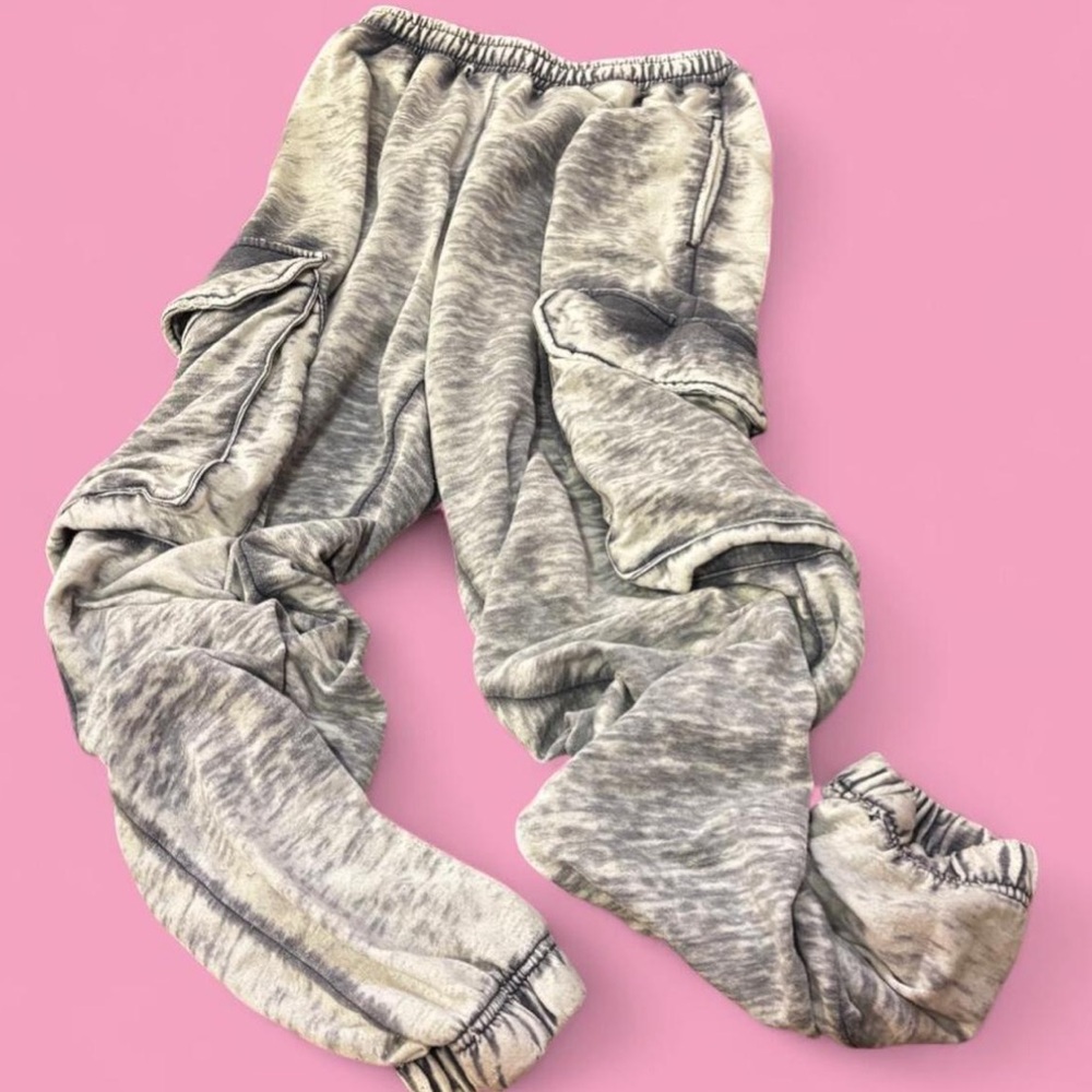 BDG Women's Cream and Gray Joggers